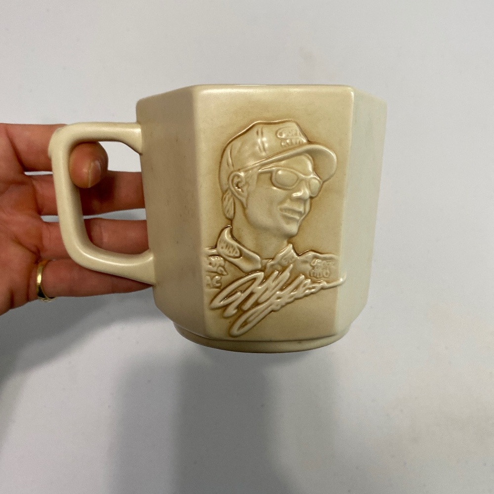 Jeff Gordon nascar coffee cup #24 nice vintage 1997 50th anniversary